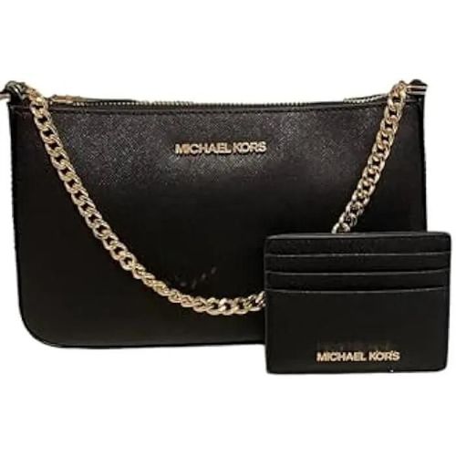 Sac cadeau - Michael Kors - Jet-Set Travel Medium - Cuir - Bandoulière - Noir