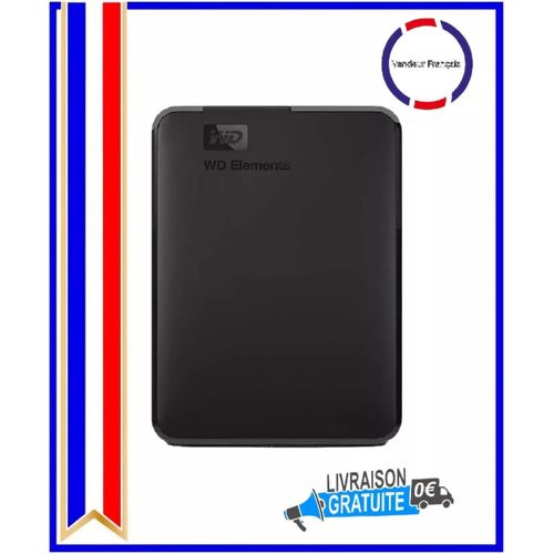 Disque dur externe WESTERN DIGITAL 1 To - 2.5" WD ELEMENTS PORTABLE