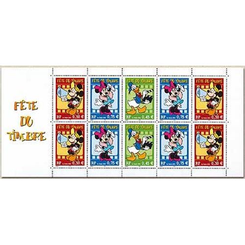 Bc 3641a (2004) Carnet Fête Du Timbre Mickey Non Plié N**
