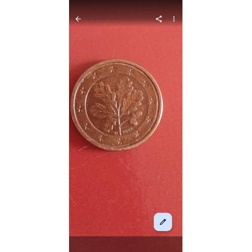 Pièce 1 Ct Euro Allemagne 1999