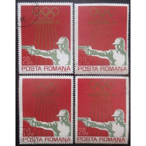 Roumanie N°2699 X 4 Oblitéré