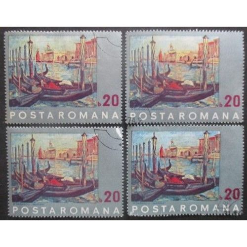 Roumanie N°2714 X 4 Oblitéré