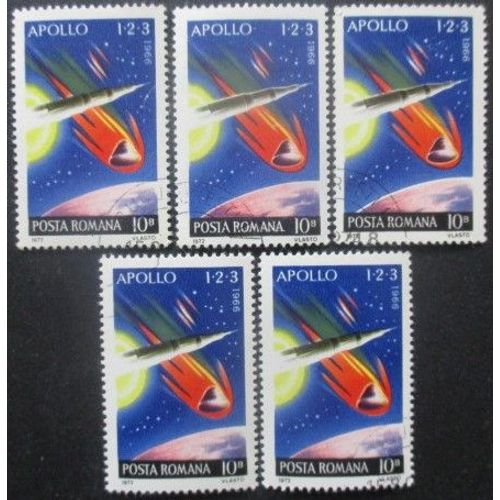 Roumanie N°2729 X 5 Oblitéré