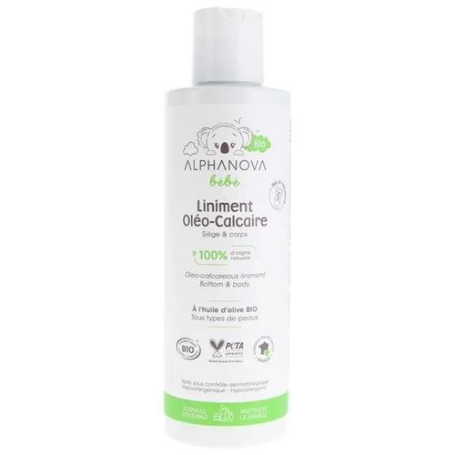 Alphanova Liniment Oléo-Calcaire Biologique 200 Ml
