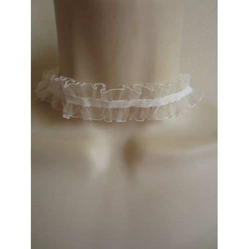 Collier Ras Du Cou Blanc