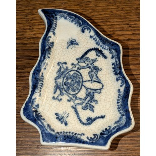 Vide Poche Céramique Bleu et Blanche Craquelée