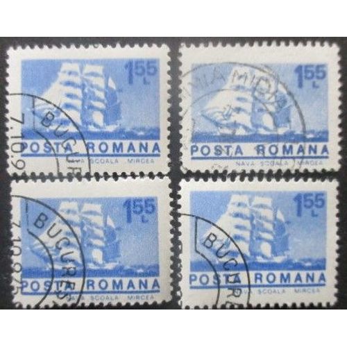 Roumanie N°2770 X 4 Oblitéré