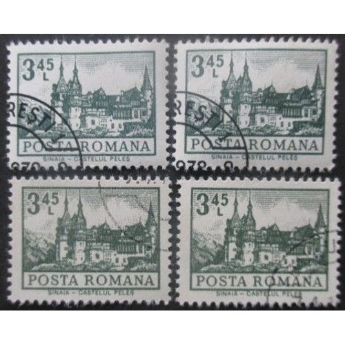 Roumanie N°2776 X 4 Oblitéré