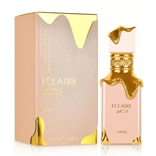 Eau De Parfum Eclaire De Lattafa ? 100 Ml ? Femme - Fleurs Blanches, Miel, Caramel, Lait, Sucre, Vanille, Praliné, Musc 