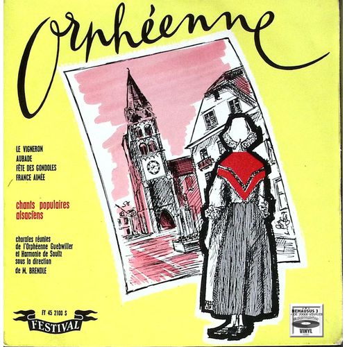 Chorale L'orphéenne - Chants Populaires D'alsace