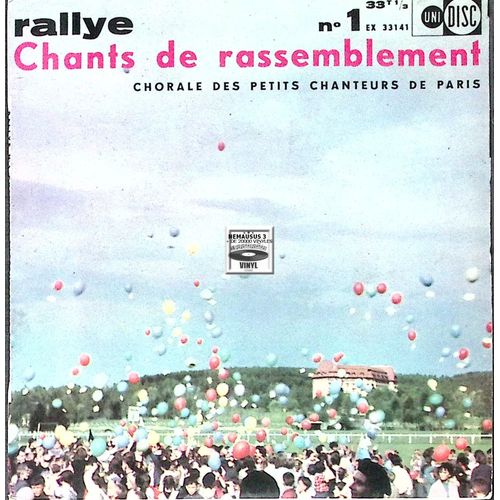 Chorale Des Petits Chanteurs De Paris - Rallye N°1 - Avec Livret Chansons Et Partitions - Mini 33 Tours 17 Cm