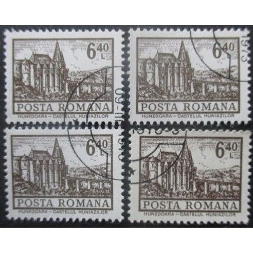 Roumanie N°2782 X 4 Oblitéré
