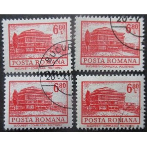 Roumanie N°2783 X 4 Oblitéré