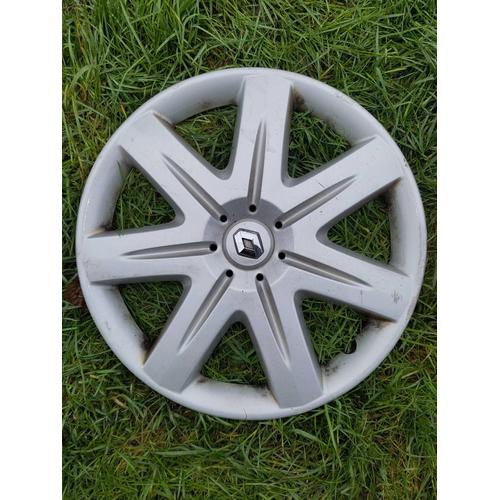 Enjoliveur De Roue De Voiture Automobile Renault 15" 15 Pouces 7711221187 Silver Argent Pa6/M30%