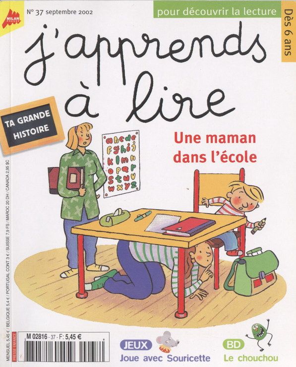 J'apprends À Lire N° 37 : Une Maman Dans L'ecole