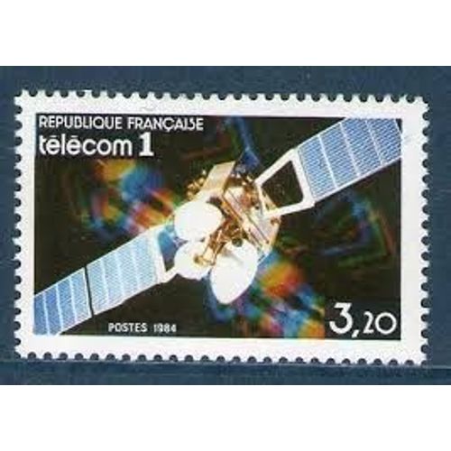 Lancement Du Satellite Telecom 1 Année 1984 N° 2333 Yvert Et Tellier Luxe