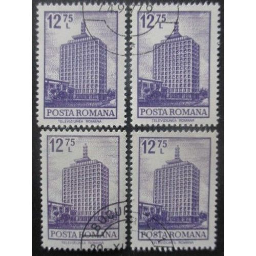 Roumanie N°2791 X 4 Oblitéré
