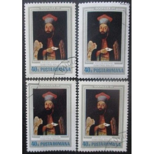 Roumanie N°2799 X 4 Oblitéré