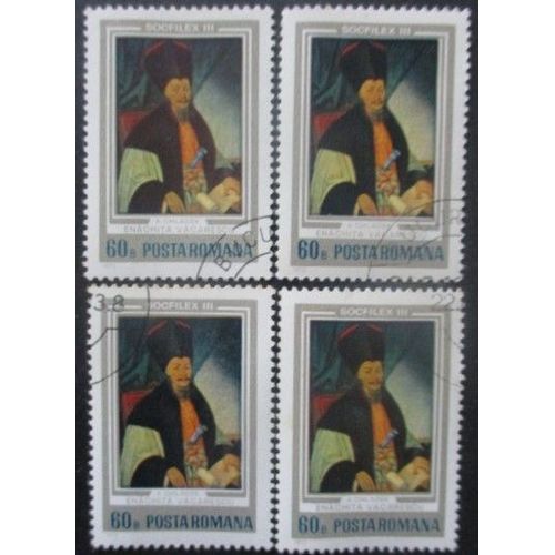 Roumanie N°2800 X 4 Oblitéré