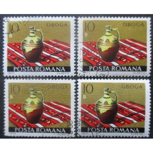 Roumanie N°2809 X 4 Oblitéré