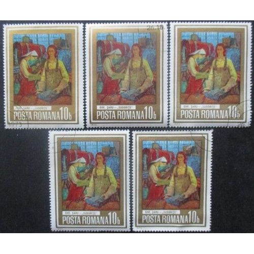 Roumanie N°2816 X 5 Oblitéré