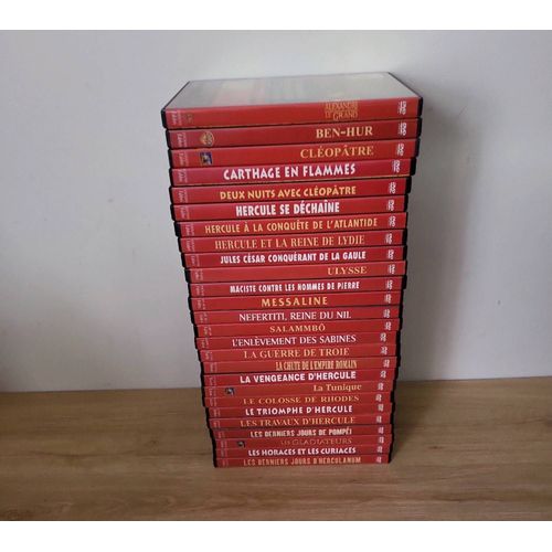 Péplum Lot De 26 Films En Dvd
