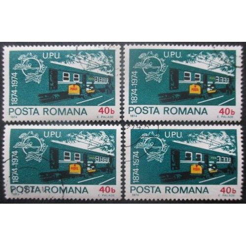 Roumanie N°2839 X 4 Oblitéré