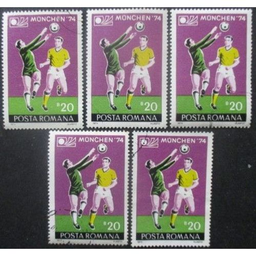 Roumanie N°2846 X 5 Oblitéré