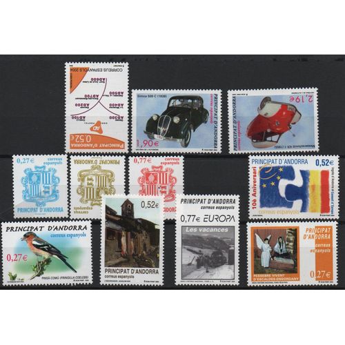 Andorre Espagnol Timbres De L' Année 2004