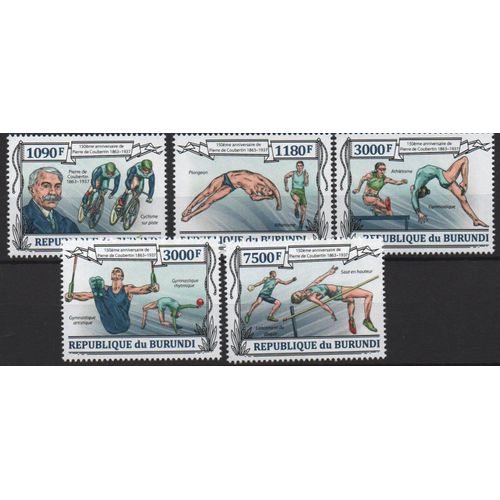 Burundi Pierrede Coubertin , Les Jeux Olympiques 2013