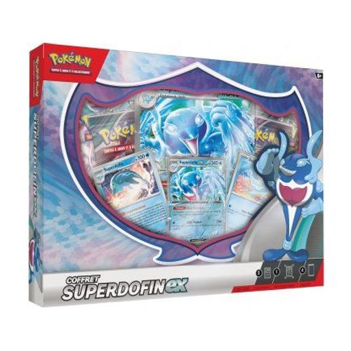 Coffret Pokémon Superdofin Ex 340 Pv - Carte A Collectionner Version Française - Set Edition Collector + 1 Carte Tigre