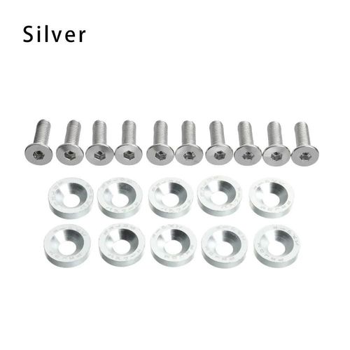 9 Pièces Pour Dualtron 123 Thunder Eagle, Fixations De Scooter, Vis De Guidon, Rondelles, Vis Décoratives De Voiture-Silver