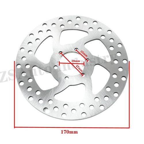 Ensemble De Frein Avant Et Arrière Pour Scooter Électrique Citycoco, Poignée De Frein, Frein À Disque, Applicable À Helei, Chine-Brake Disc 170