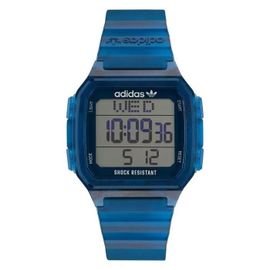 Montre - Adidas Originals - Aost22552 - Plastique Bleu - Digital - Résistante À L'eau 5 Bar