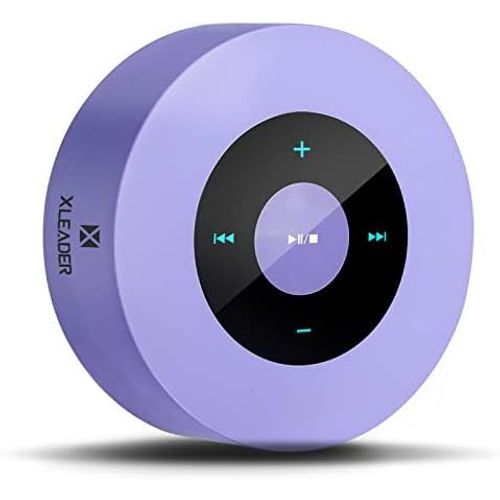 [Smart Touch] Enceinte Bluetooth Soundangel Couleur Lavande Haut-Parleur De Poche Avec Boîtier Étanche Portable Micro Son 3D Carte Tf Aux Pour Cuisine Chambre Yoga Fille Femmes Cadeau Violet