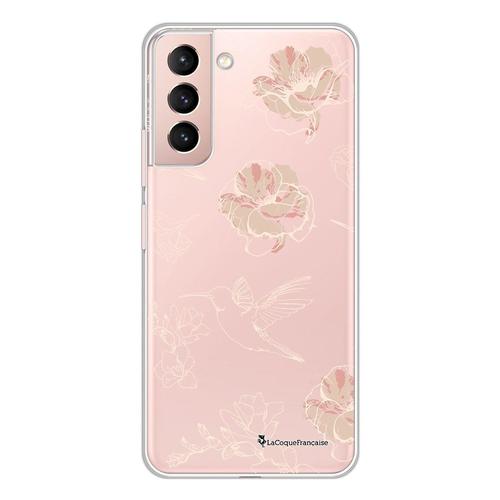 Coque Samsung Galaxy S21 Plus 5g 360 Intégrale Transparente Fleurs Blanches Tendance La Coque Francaise.