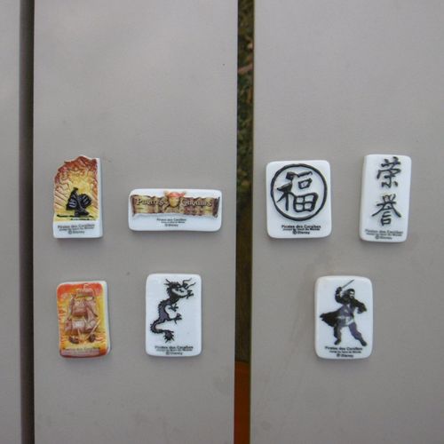 Série Pirates Des Caraïbes Lot De 7 Fèves