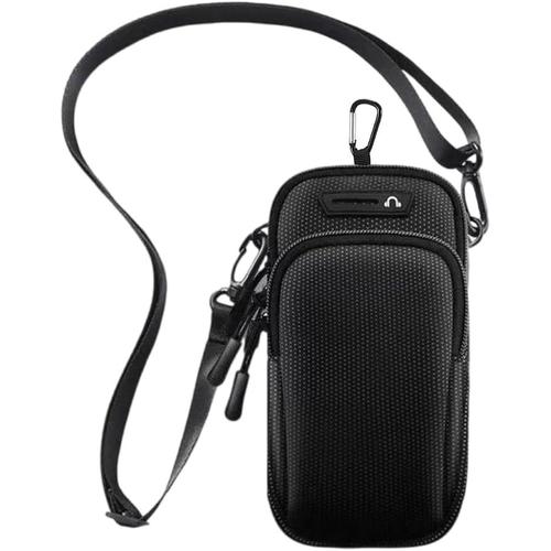 Brassard De Sport,Jogging Bracelet Arm Bag,Chest Bag,Pochette Telephone Portable Avec Bandoulière Pour Iphone 15/14/13,Galaxy(Bandoulière-Noir)