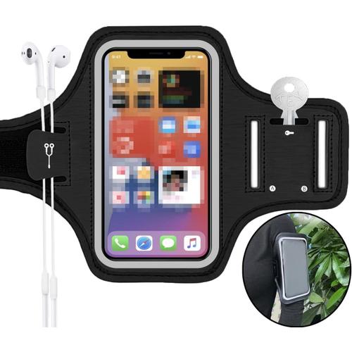 Sports Armband Arm Bag,Waterproof Mobile Phone Armband,Convient Pour Les Téléphones Portables Jusqu'à 6,8 Pouces,Convient Pour Les Sports De Fitness En Plein Air,Key Bag,Headphone Bag