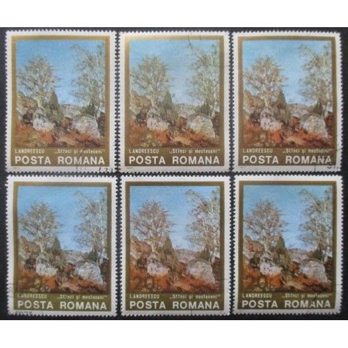 Roumanie N°2884 X 6 Oblitéré
