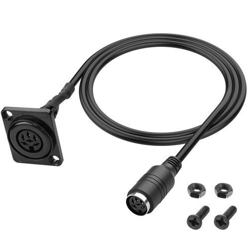 Adaptateur De Câble Audio Midi Din 6 Broches De Type D Femelle Vers Femelle - Câble D'extension Pour Appareils Audio Numériques - 83 Cm (Femelle Vers.[G872]