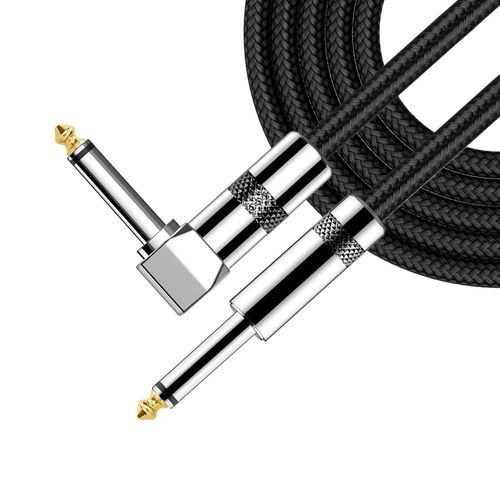 Câble guitare électrique de 3 M, 6,35 mm Jack guitare électrique, câble guitare avec réduction du bruit pour divers instruments de musique, basse, clavier électronique,.[G286]