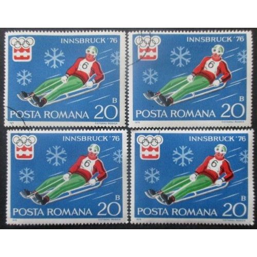Roumanie N°2937 X 4 Oblitéré