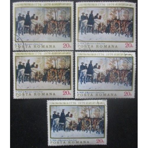 Roumanie N°2943 X 5 Oblitéré