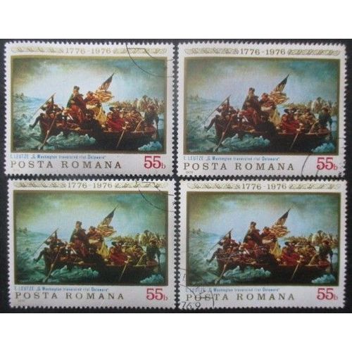Roumanie N°2945 X 4 Oblitéré