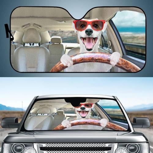 Pare-soleil de voiture avec réflecteur de chaleur pour pare-brise pare- soleil de voiture protecteur de voiture conception de chien animal drôle  2020 Style13883