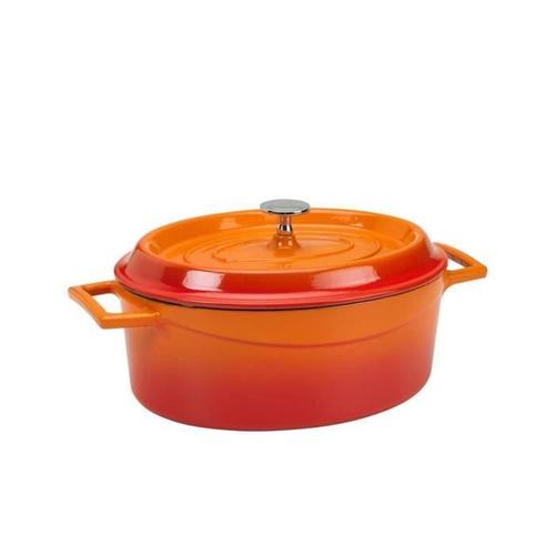 Cocotte Ovale 25x20 Orange - Tompress