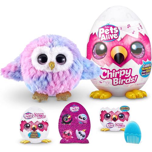 Chirpy Birds Jouet Interactif Avec Parole Électronique Et Répétition, Hibou.[G1234]