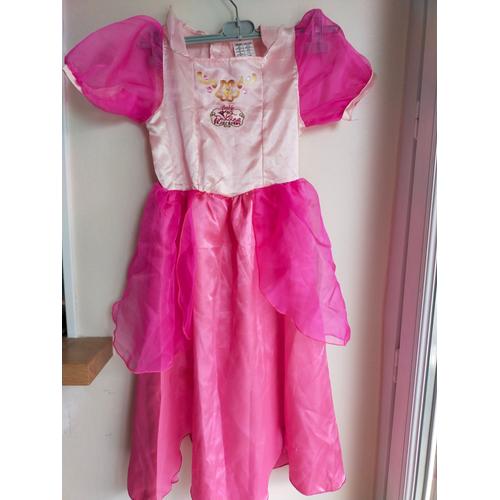 Robe De Princesse Barbie Rose 8.10 Ans