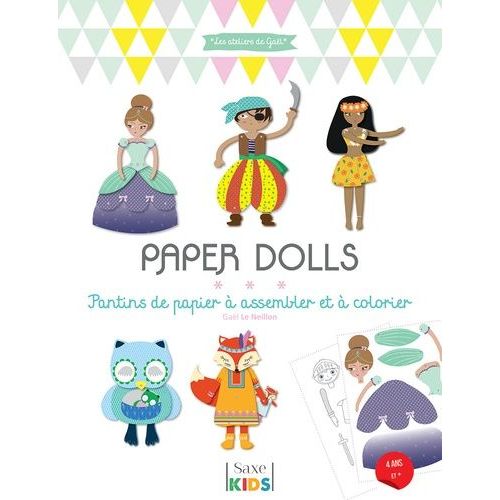 Paper Dolls - Pantins De Papier À Assembler Et À Colorier